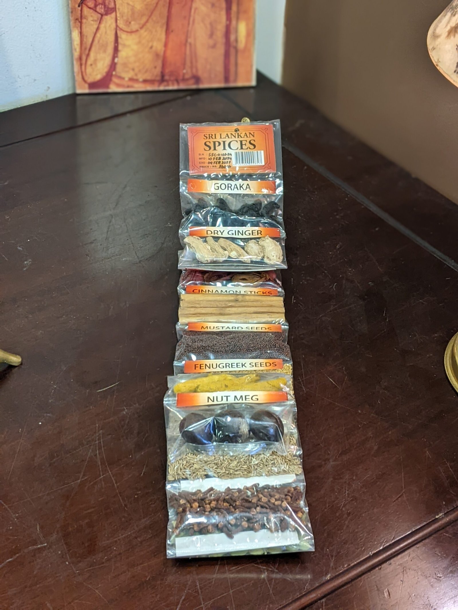 Sri Lankan Spices Collection