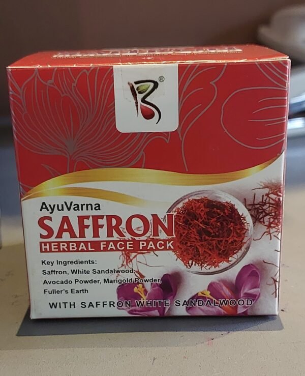 Saffron Herbal Face Pack for glowing,bright,and healthy skin